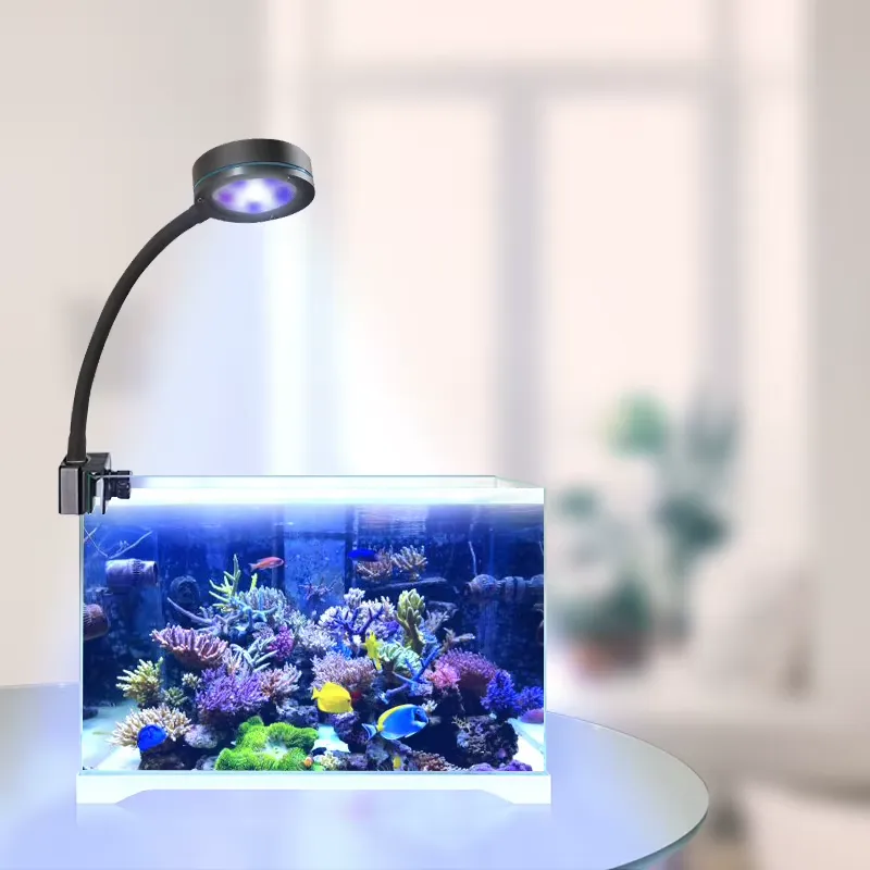 Aquarium Blue Marine Reef - Lampu LED Aquasanrise Full Spectrum untuk