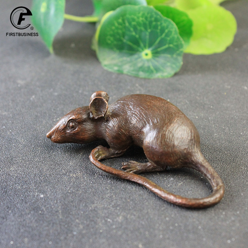 Marine Aquarium For Sale - Patung Tikus Tikus Besar Kuningan Berat