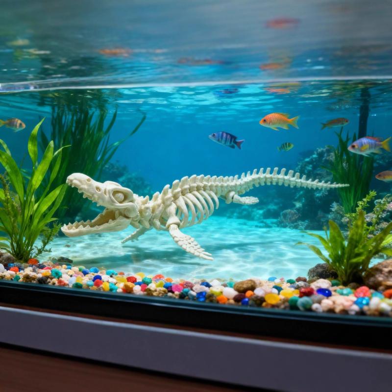 Marine Aquarium Home - Model Kerangka Dinosaurus Baru Dekorasi Akuarium