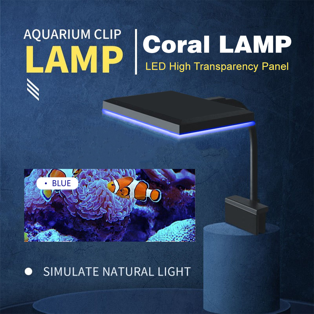 Aquarium Blue Marine Reef - ASJD-07 Lampu LED Akuarium Clip On
