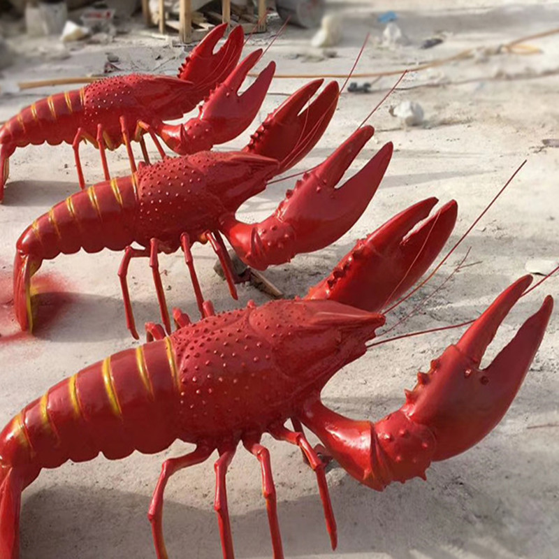 Patung Udang Berkilau dari Fib - Marine Aquarium Home ulasan dan harga