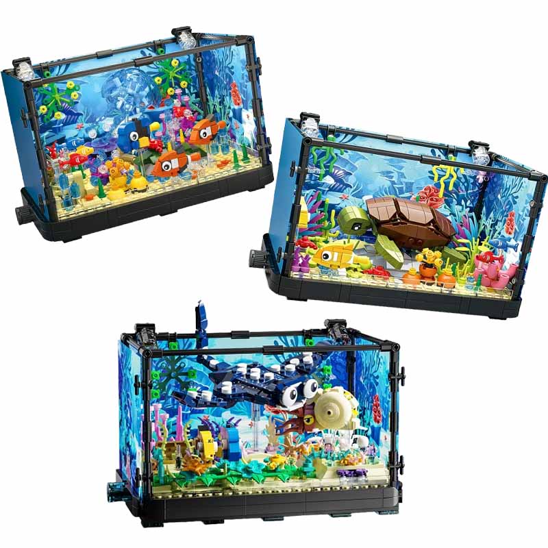 Set Blok Bangunan Akuarium den - Marine Aquarium Home ulasan dan harga