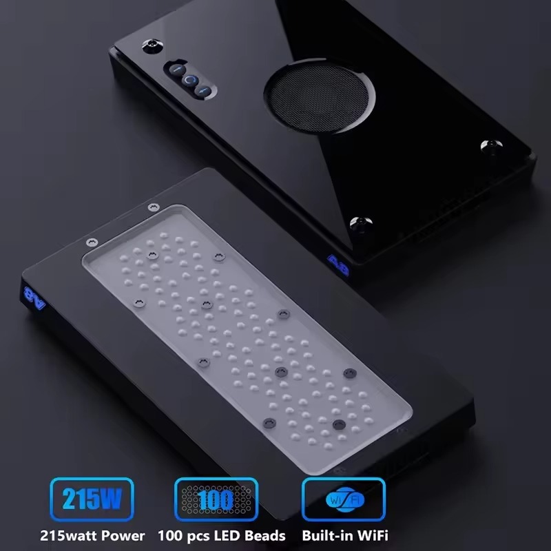 Lampu LED Spektrum Penuh A8Pro - Aquarium Blue Marine Reef ulasan dan harga