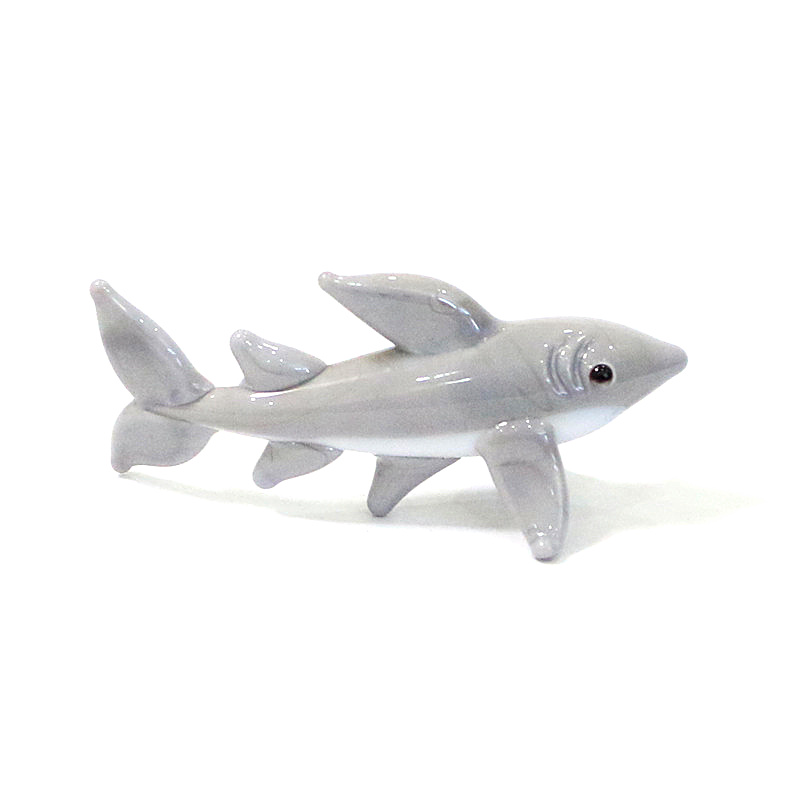 Figurin Hiu Kaca Mini Buatan T - Marine Aquarium Home ulasan dan harga