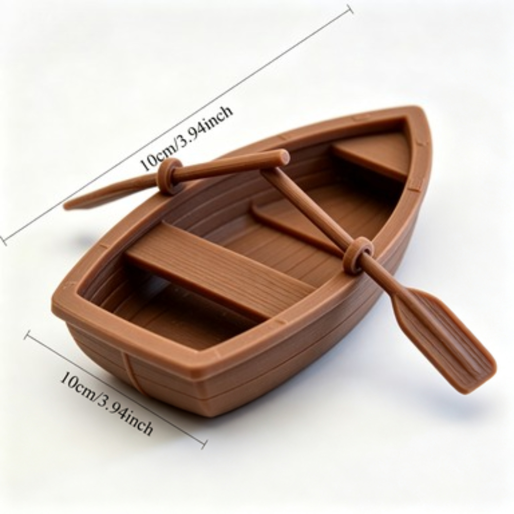 Perahu Kayu Mini Double Oar De - Marine Aquarium For Sale ulasan dan harga