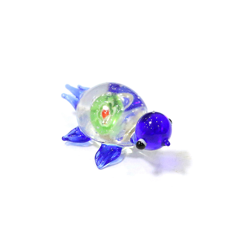 Patung Kura-Kura Kaca Mini Bua - Marine Aquarium Japan ulasan dan harga