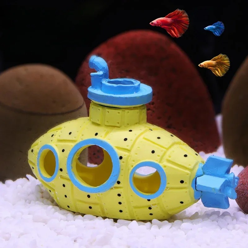 Ornamen Kapal Selam Resin Deko - Marine Aquarium For Sale ulasan dan harga