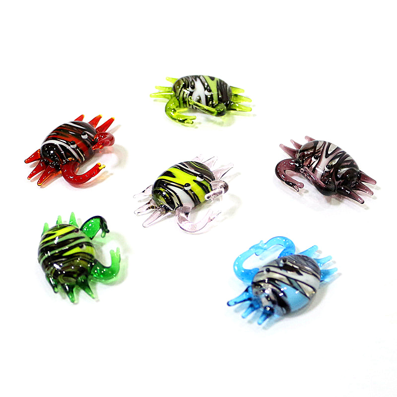 Figurin Kepiting Kaca Mini Luc - Marine Aquarium Home ulasan dan harga