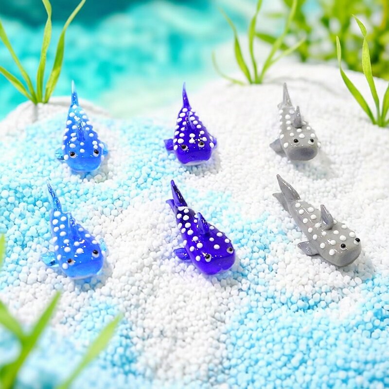Patung Hiu Kaca Miniatur, Orna - Marine Aquarium Japan ulasan dan harga